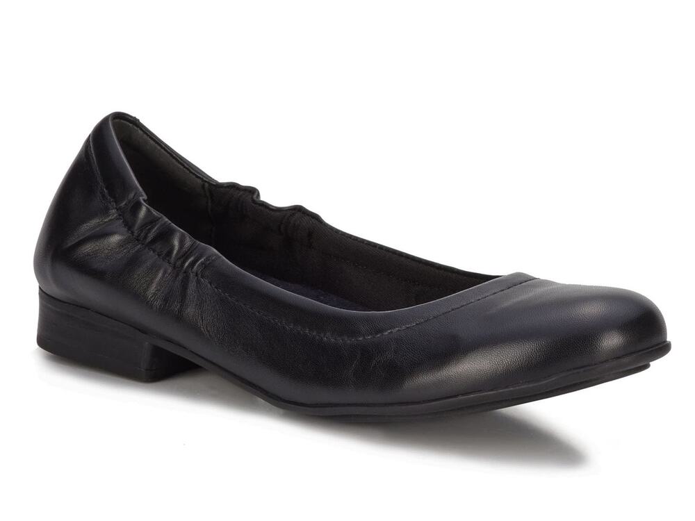 WALKING CRADLES TESS BLACK LEATHER 7.5 M (B)